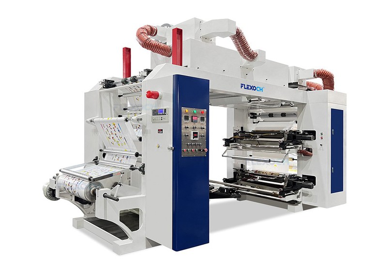 4 Color Stack Flexo Printing Machine 4 Color Stack Flexo Printing Machine